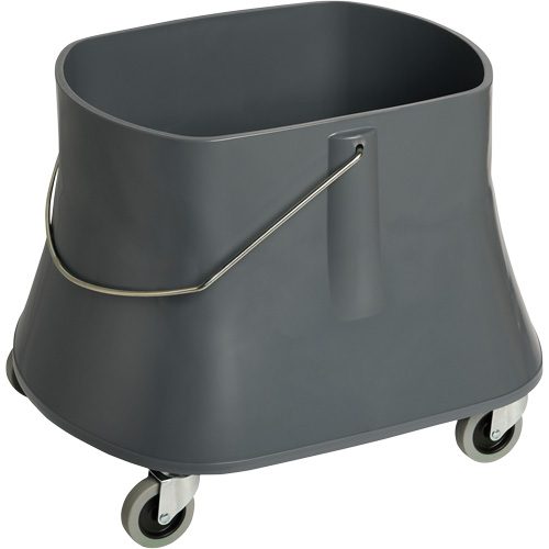 Seau pour vadrouille Champ, Capacit&eacute; de 10 gal. US (40 pintes), Gris Oxymax Inc