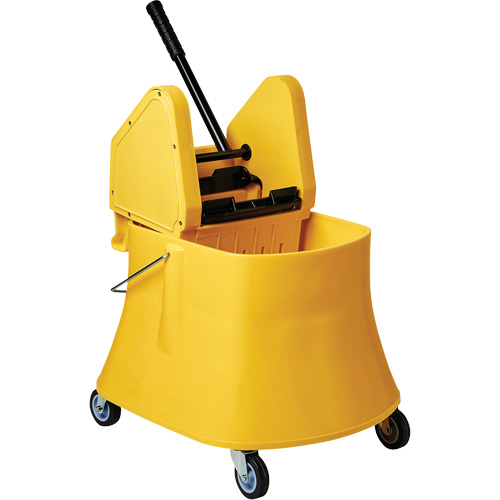 Champ Bucket & Wringer Combo, Down Press, 7.5 US Gal. (30 Quarts), Yellow Oxymax Inc
