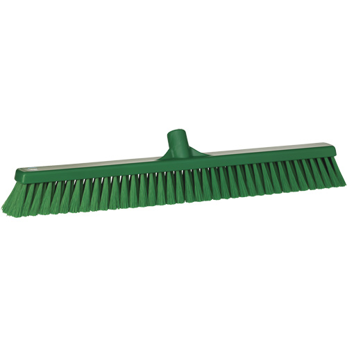 T&ecirc;te de balai-brosse pour petites particules, Crins Fin, 24", Polyester, Vert Oxymax Inc