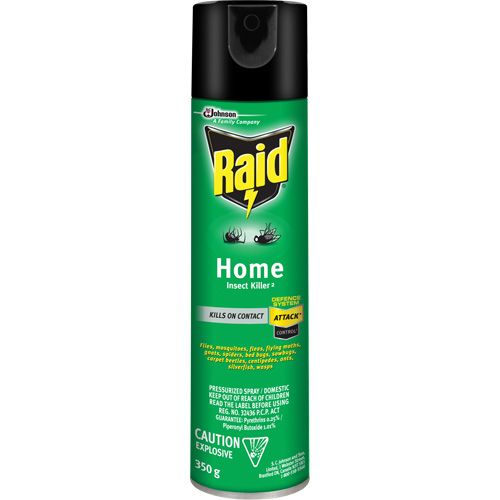 Raid&reg; Home Insect Killer, 350 g, Solvent Base Oxymax Inc