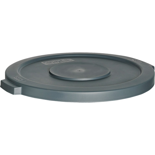 Waste Container Lid, Flat Lid, Plastic, Fits Container Size: 22" Dia. Oxymax Inc