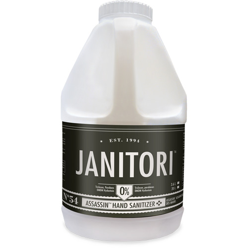 54 Assassin Hand Sanitizer , 4000 ml, Jug, 70% Alcohol Oxymax Inc