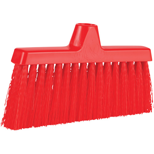 Balai oblique ColorCore, Crins Moyen, 10", Polypropyl&egrave;ne, Rouge Oxymax Inc
