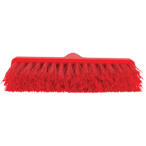 Balai oblique ColorCore, Crins Moyen, 10", Polypropyl&egrave;ne, Rouge Oxymax Inc
