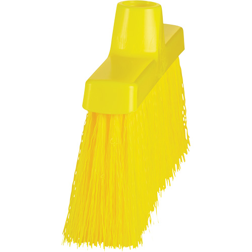 ColorCore Angle Head Broom, Medium Bristles, 10", Polypropylene, Yellow Oxymax Inc