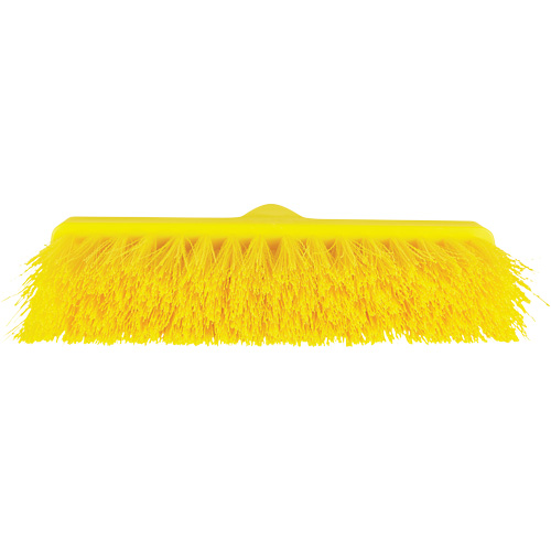 ColorCore Angle Head Broom, Medium Bristles, 10", Polypropylene, Yellow Oxymax Inc