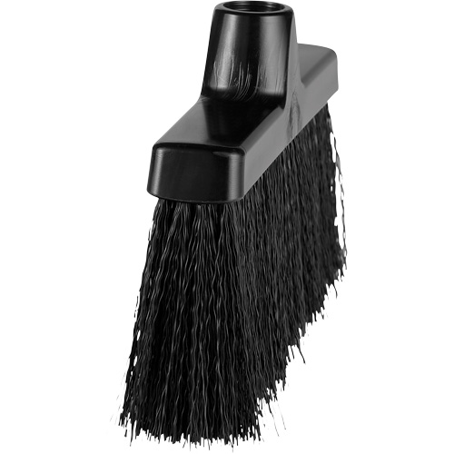 ColorCore Angle Head Broom, Medium Bristles, 10", Polypropylene, Black Oxymax Inc