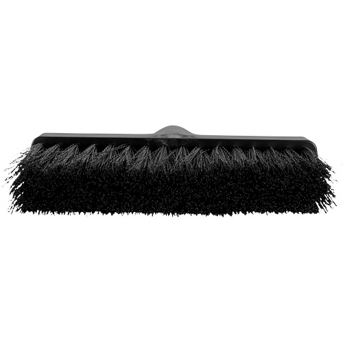 ColorCore Angle Head Broom, Medium Bristles, 10", Polypropylene, Black Oxymax Inc