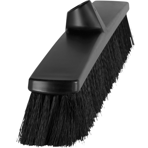 ColorCore Push Broom, Fine Bristles, 24", Polypropylene, Black Oxymax Inc
