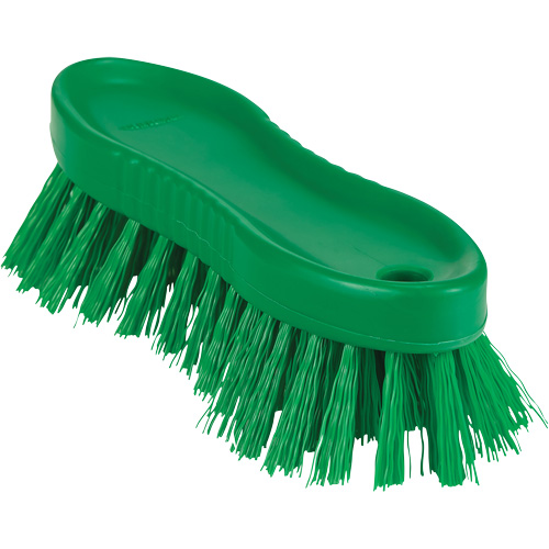 ColorCore Hand Brush, Stiff Bristles, 6" Long, Green Oxymax Inc