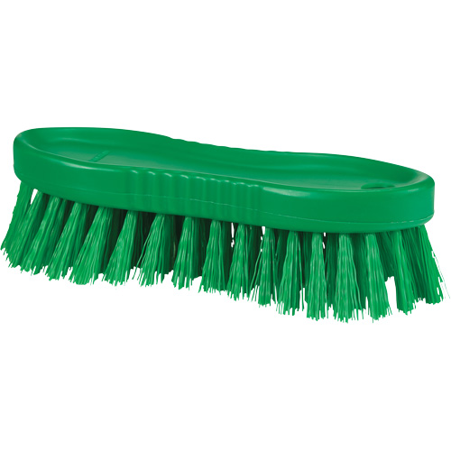 ColorCore Hand Brush, Stiff Bristles, 6" Long, Green Oxymax Inc