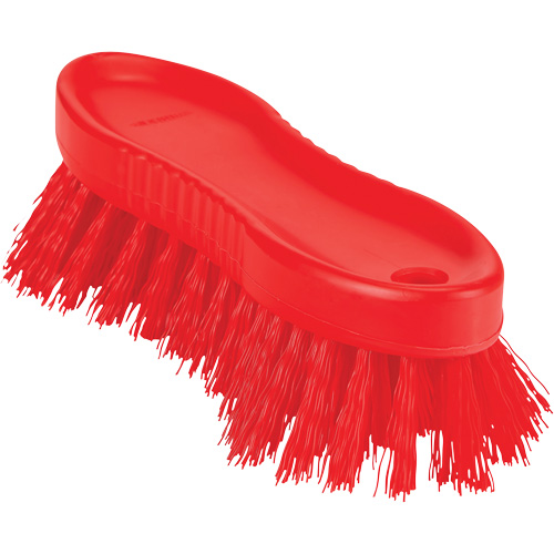 ColorCore Hand Brush, Stiff Bristles, 6" Long, Red Oxymax Inc