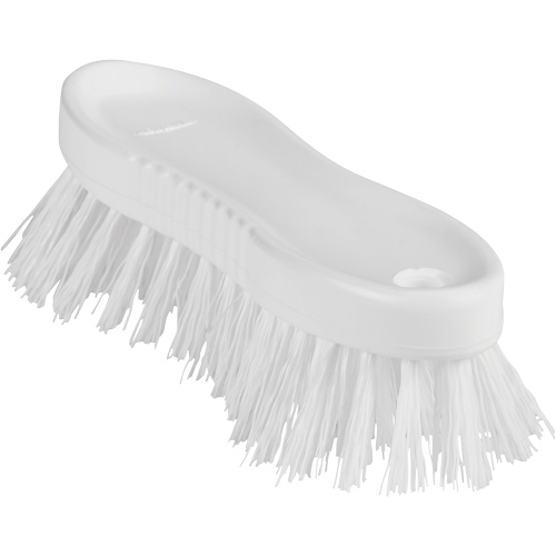 ColorCore Hand Brush, Stiff Bristles, 6" Long, White Oxymax Inc