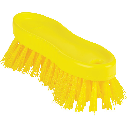 ColorCore Hand Brush, Stiff Bristles, 6" Long, Yellow Oxymax Inc