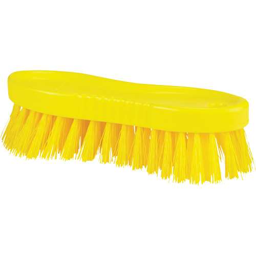 ColorCore Hand Brush, Stiff Bristles, 6" Long, Yellow Oxymax Inc