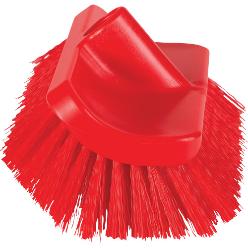 Brosse &agrave; angle double ColorCore pour surfaces hautes et basses, Soies Ferme, Longueur de 10", Rouge Oxymax Inc