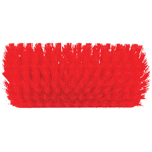 Brosse &agrave; angle double ColorCore pour surfaces hautes et basses, Soies Ferme, Longueur de 10", Rouge Oxymax Inc