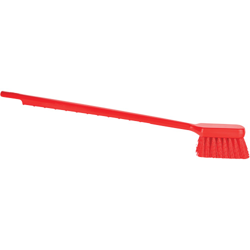 Brosse &agrave; manche long ColorCore, Soies Ferme, Longueur de 20", Rouge Oxymax Inc