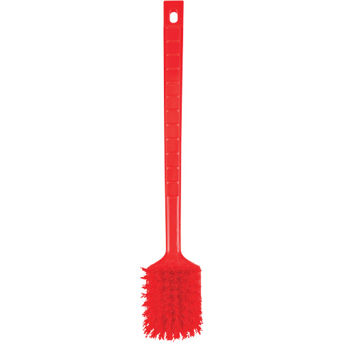 Brosse &agrave; manche long ColorCore, Soies Ferme, Longueur de 20", Rouge Oxymax Inc