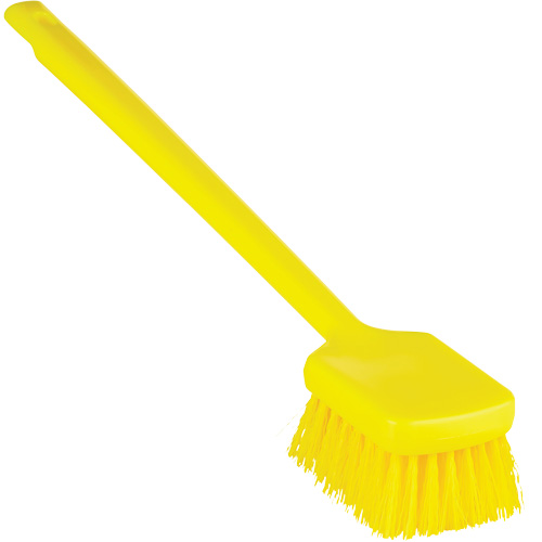 Brosse &agrave; manche long ColorCore, Soies Ferme, Longueur de 20", Jaune Oxymax Inc