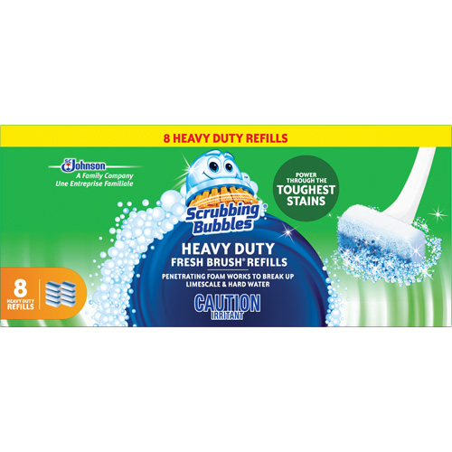 Recharge de tampons &agrave; usage intensif pour la brosse pour cuvettes Scrubbing Bubbles Fresh Brush, Recharge Oxymax Inc