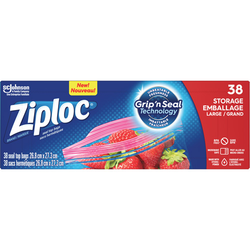 Sacs d'emballage Ziploc Oxymax Inc