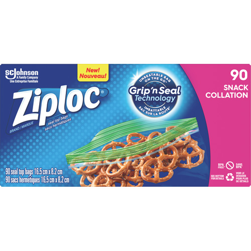 Ziploc&reg; Snack Bags Oxymax Inc