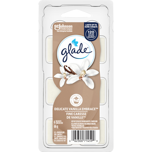Cubes de cire parfum&eacute;e Glade, Fine caresse de vanille Oxymax Inc