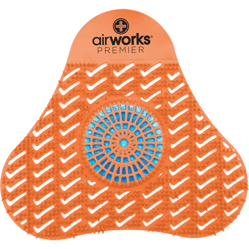 Tamis d'urinoir avec bloc d&eacute;sodorisant AirWorks Oxymax Inc