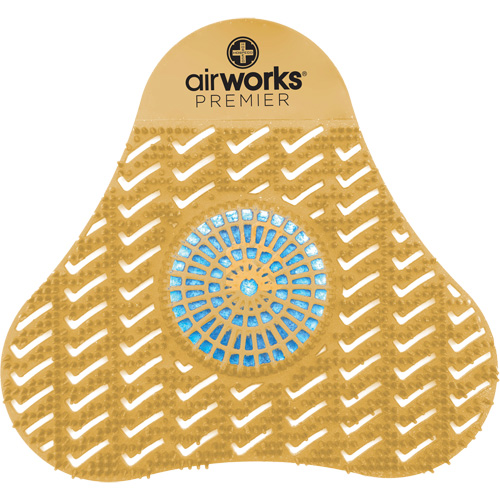 Tamis d'urinoir avec bloc d&eacute;sodorisant AirWorks Oxymax Inc
