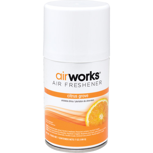 AirWorks&reg; Metered Air Fresheners, Citrus Grove, Aerosol Can Oxymax Inc