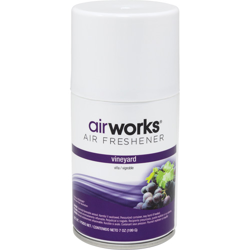 AirWorks&reg; Metered Air Fresheners, Vineyard, Aerosol Can Oxymax Inc