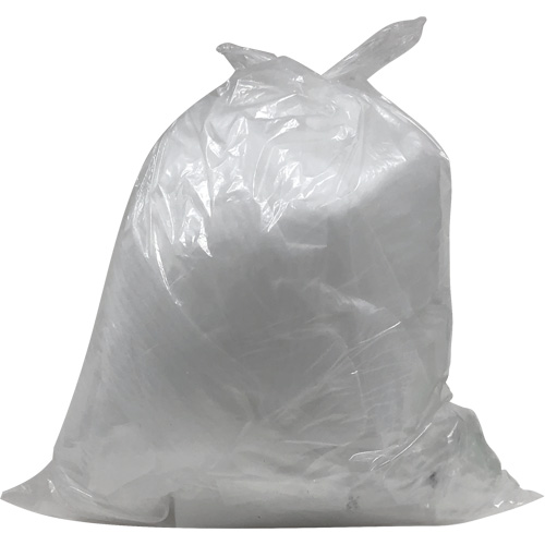 Industrial Garbage Bags, Utility, 20" W x 22" L, 0.64 mils, Clear, 23 L (6 Gal.) Capacity Oxymax Inc