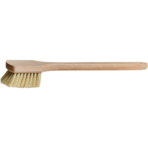Long-Handle Pot Brush, 20" L, Tampico Bristles, Beige Oxymax Inc
