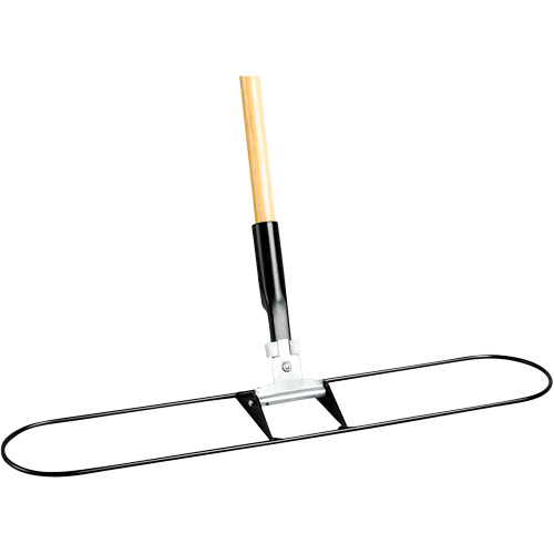 Support et manche pour vadrouille &agrave; &eacute;pousseter Clipper, 24", M&eacute;tal Oxymax Inc