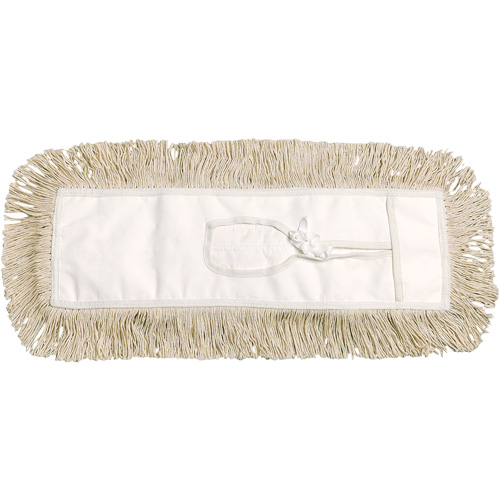 Dust Mop, Tie-On Style, Cotton, 24" L x 5" W Oxymax Inc