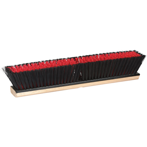 Combination Push Broom, 24", Coarse/Medium, PVC Bristles Oxymax Inc