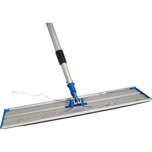 Static Attack Dust Mop Frame & Telescopic Handle, 24", Aluminum Oxymax Inc