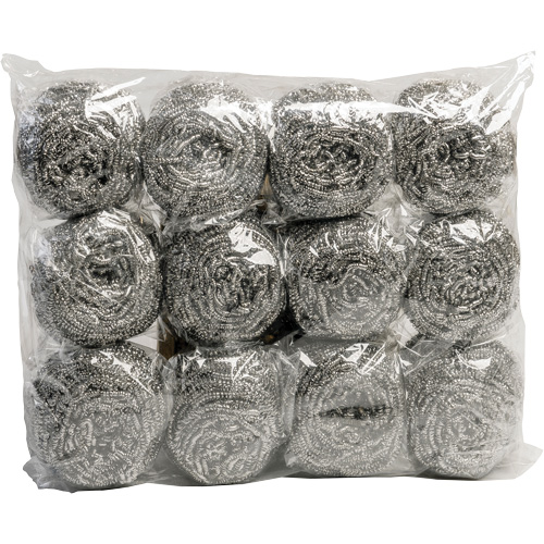 Stainless Steel Scouring Puff, 3" L x 3" W Oxymax Inc