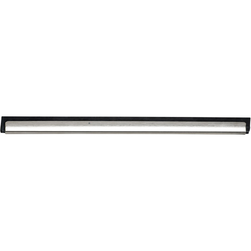 Window Squeegee Channel and Rubber, 14", Rubber, Stainless Steel Frame Oxymax Inc
