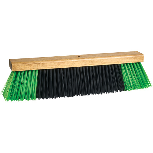Bulldog Push Broom Head, 18", Coarse, PVC Bristles Oxymax Inc