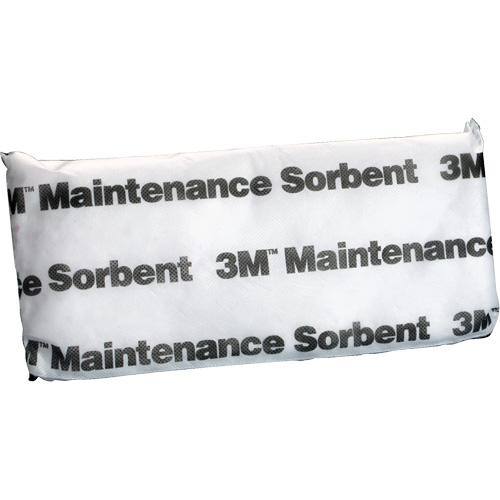 Tampon absorbant de maintenance, Huile seulement, 15" lo x 7" la, 12,6 gal absorption/pqt Oxymax Inc