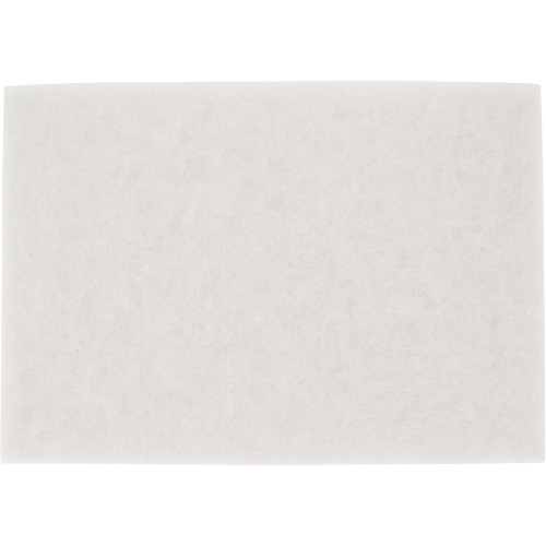 Tampon pour planchers TopLine Speed, 14" x 20", Lustrage/Nettoyage/Polissage, Blanc Oxymax Inc