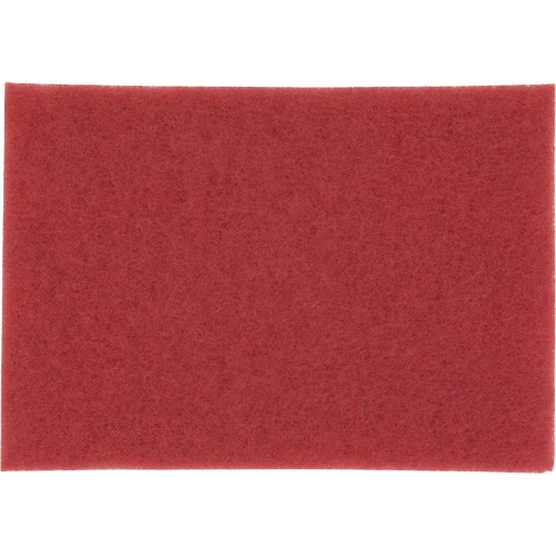 Tampon haute performance, 14" x28", Lustrage/Nettoyage, Rouge Oxymax Inc