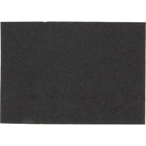 Tampon pour planchers, 14" x 28", D&eacute;capant, Noir Oxymax Inc