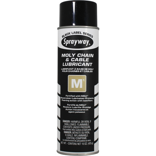 M1 Moly Chain & Cable Lubricant, Aerosol Can Oxymax Inc