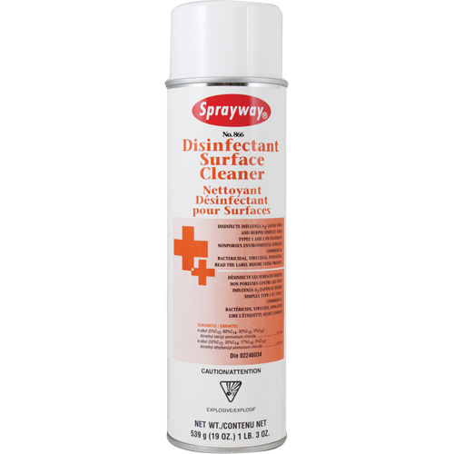 Disinfectant Surface Cleaner, 19 fl. oz., Aerosol Can Oxymax Inc
