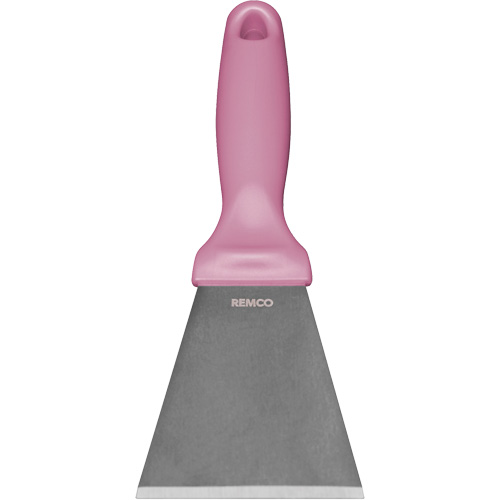 Large Stainless Steel Scraper, Pink, 3" W x 9" L Oxymax Inc