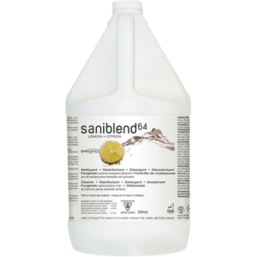 Nettoyant d&eacute;sinfectant SaniBlend 64, 4 L, Cruche Oxymax Inc