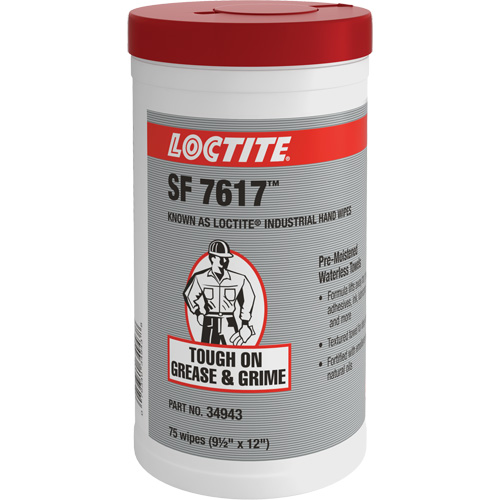 Essuie-mains industriels SF 7617, 75 lingettes, 12" x 9-1/2" Oxymax Inc